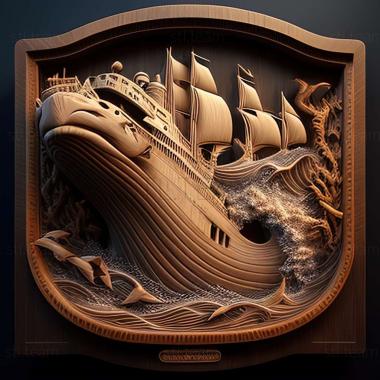 3D model Leviathan Warships game (STL)